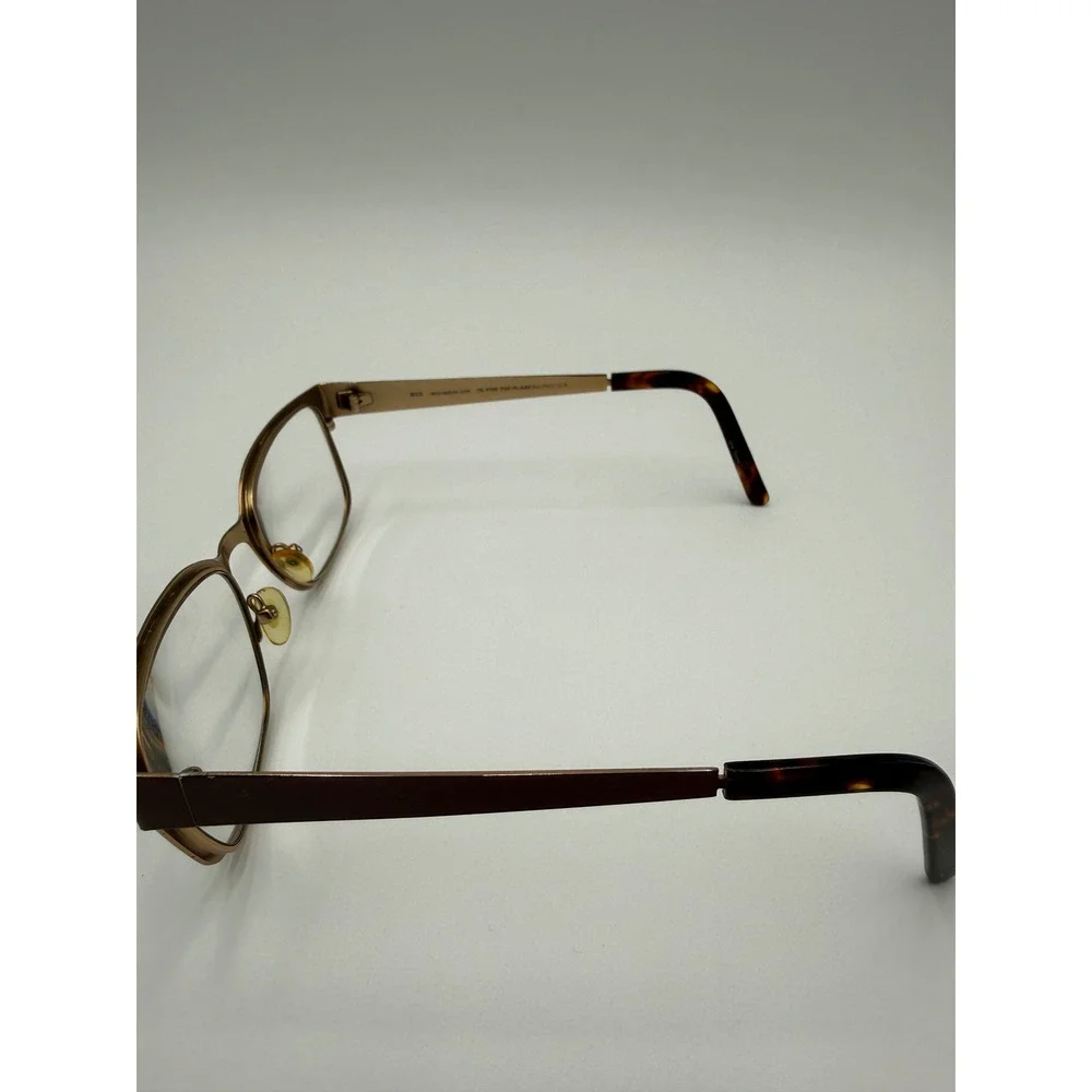 Eco Eyeglasses Women 51-16-140 Brown Bronze Good Rectangular Metal Frames